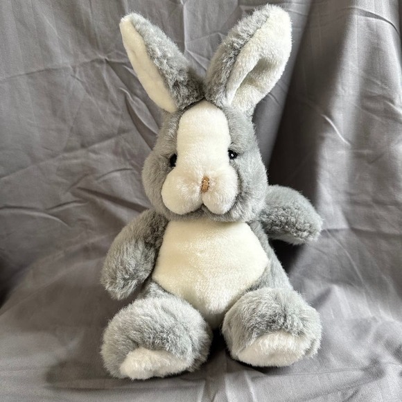 Vtg WESTCLIFF COLLECTION Gray Bunny Rabbit Plush EUC - Picture 4 of 12